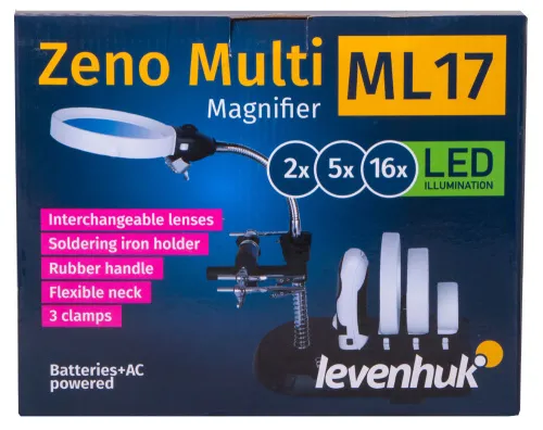 obrázek lupa Levenhuk Zeno Multi ML17 černá,  13