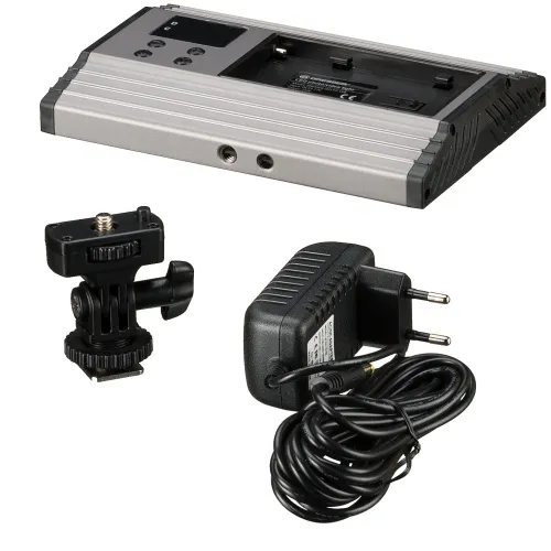 foto dvoubarevné LED video světlo s pouzdrem PT Pro 15B Bresser,  5