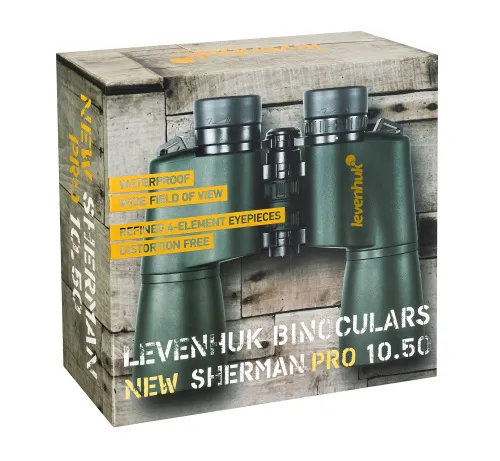 obrázek binokulární dalekohled Levenhuk New Sherman PRO 10x50,  13