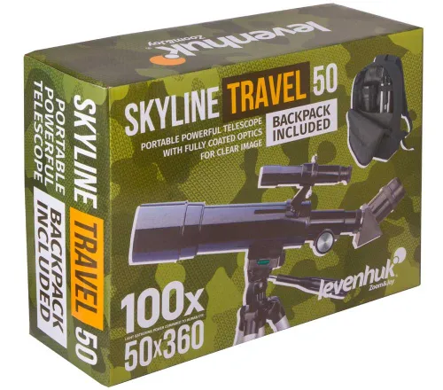 snímek hvězdářský dalekohled Levenhuk Skyline Travel 50,  15