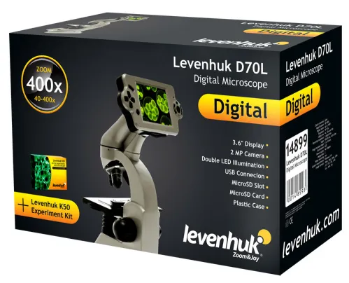 fotografie digitální mikroskop Levenhuk D70L