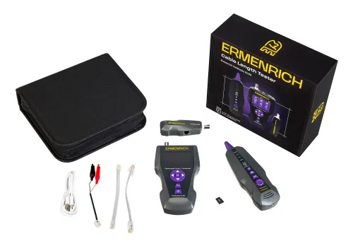 snímek tester délky kabelů Ermenrich NetGeeks NL80,  2