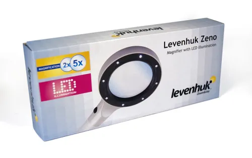 snímek lupa Levenhuk Zeno 400 s LED osvětlením, 2/4x, 88/21 mm, kov,  2