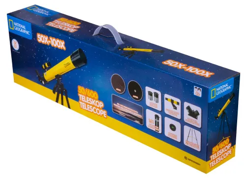 foto hvězdářský dalekohled Bresser National Geographic 50/600 AZ s držákem,  11