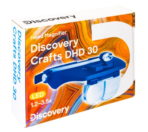 fotografie náhlavní lupa Levenhuk Discovery Crafts DHD 30,  12