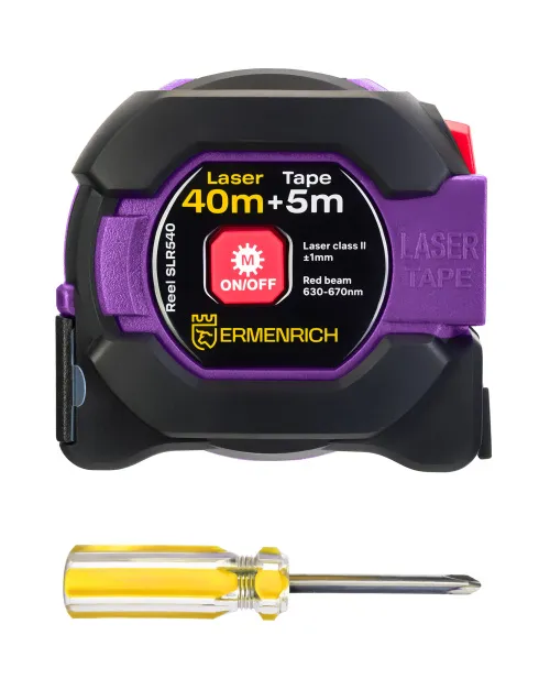 foto laserový svinovací metr Ermenrich Reel SLR540,  2