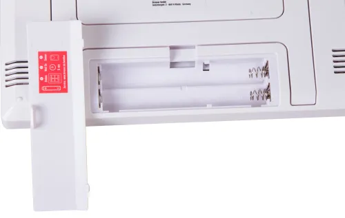 foto meteostanice Bresser TemeoTrend JC LCD RC (nástěnné hodiny), bílá,  6