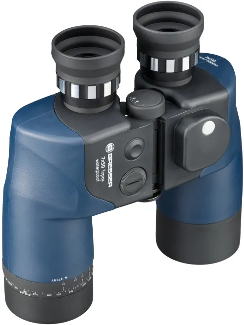 snímek binokulární dalekohled Bresser Topas 7x50 WP s kompasem,  2