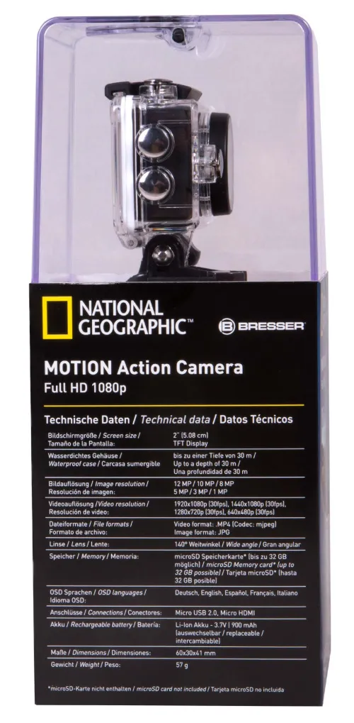 foto kamera Bresser National Geographic FULL HD 140°,  15