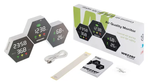 fotografie monitor kvality ovzduší Levenhuk Wezzer Air PRO DM50,  2