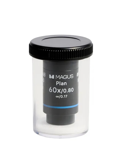 snímek objektiv MAGUS 60PL60 Plan 60х/0,80 ∞/0,17 H60 mm,  5