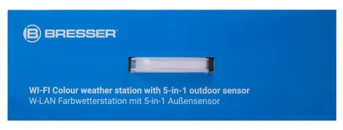 foto meteostanice Bresser 5v1 s Wi-Fi a barevným displejem, černá,  16