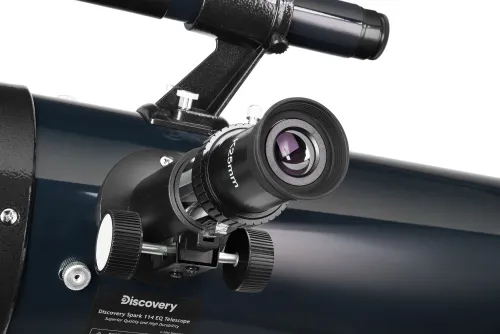 snímek hvězdářský dalekohled Levenhuk Discovery Spark 114 EQ s knížkou,  10