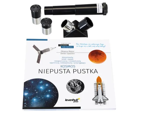 snímek hvězdářský dalekohled Levenhuk Discovery Spark Travel 50 s knížkou,  5