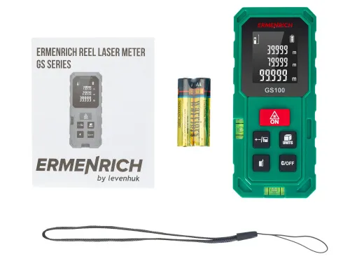 fotografie laserový měřič Ermenrich Reel PLUS GS100,  2
