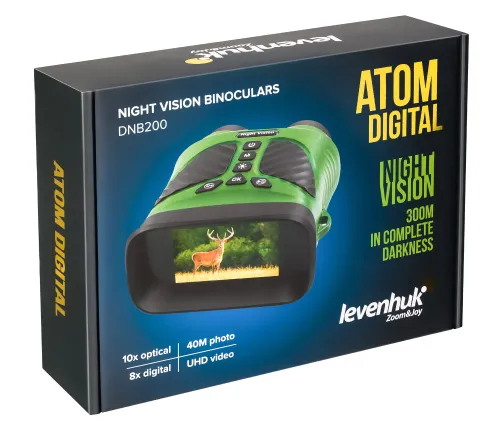 obrázek binokulární dalekohled s nočním viděním Levenhuk Atom Digital DNB200,  11