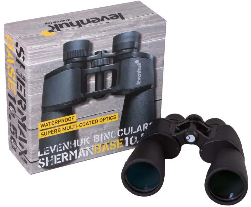 snímek binokulární dalekohled Levenhuk Sherman BASE 10x50,  10