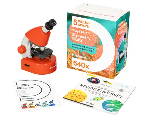 obrázek mikroskop se vzdělávací publikací Levenhuk Discovery Micro,  4
