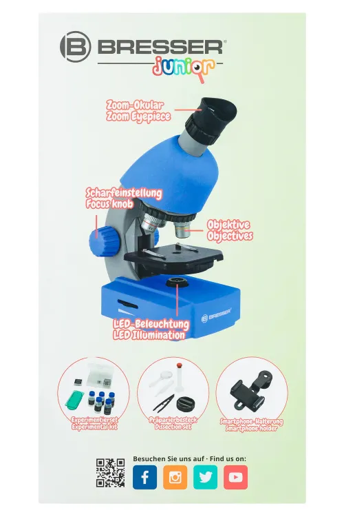 foto mikroskop Bresser Junior 40–640x,  13