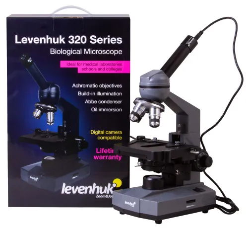 obrázek digitální monokulární mikroskop Levenhuk D320L BASE 3M,  19