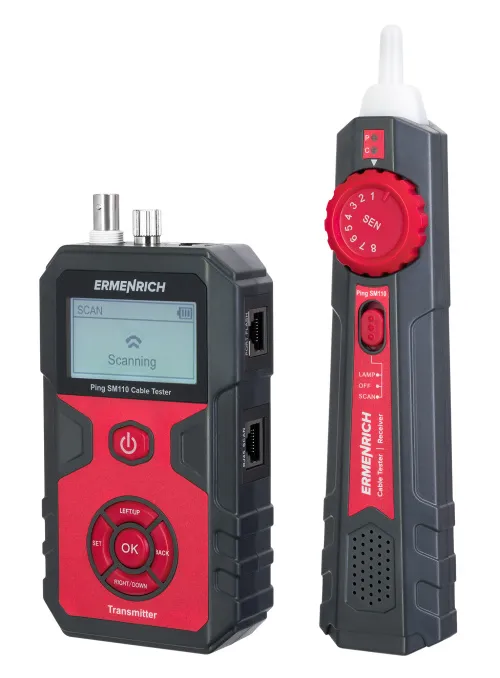 fotografie tester kabelů Ermenrich Ping SM110,  4