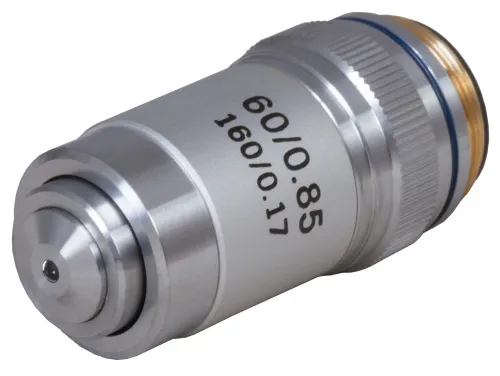 snímek achromatický objektiv Levenhuk MED 60x,  2