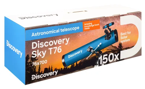obrázek hvězdářský dalekohled Levenhuk Discovery Sky T76 s knížkou,  15