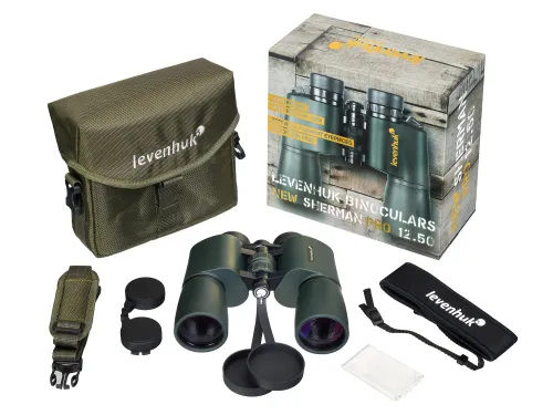 snímek binokulární dalekohled Levenhuk New Sherman PRO 12x50,  4