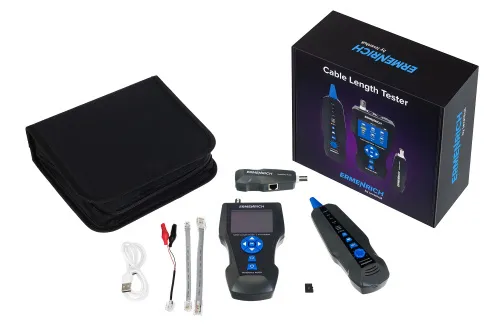 snímek tester délky kabelů Ermenrich NetGeeks NL80,  2
