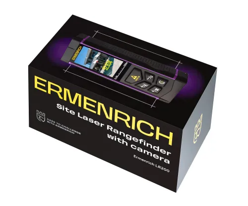 foto laserový měřič Ermenrich PRO LR200 s fotoaparátem,  8