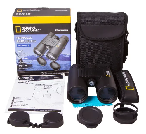 snímek binokulární dalekohled Bresser National Geographic 10x42 WP,  6