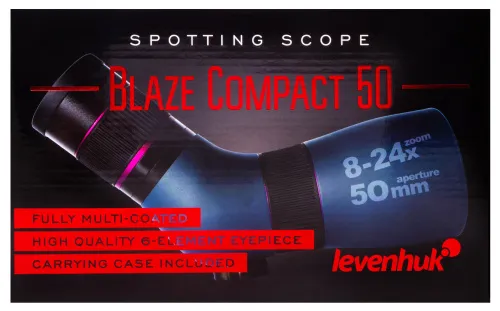 fotografie pozorovací dalekohled Levenhuk Blaze Compact 50,  18