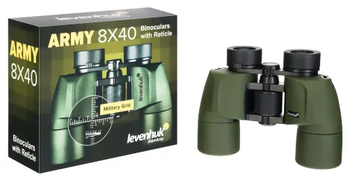 obrázek binokulární dalekohled se zaměřovačem Levenhuk Army 8x40,  6