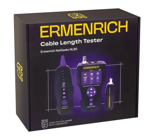 snímek tester délky kabelů Ermenrich NetGeeks NL80,  10