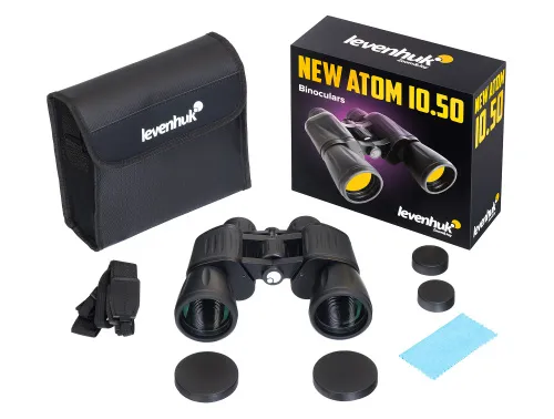 foto binokulární dalekohled Levenhuk New Atom 10x50,  4