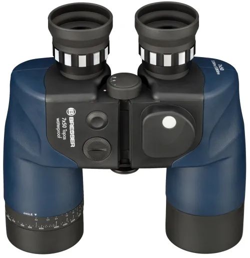 snímek binokulární dalekohled Bresser Topas 7x50 WP s kompasem,  4