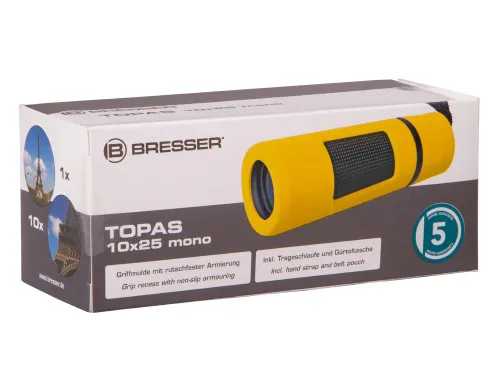 foto monokulární dalekohled Bresser Topas 10x25,  8