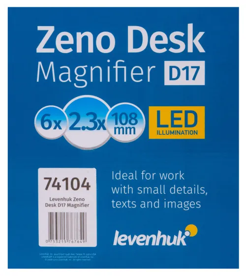 obrázek lupa Levenhuk Zeno Desk D17,  13