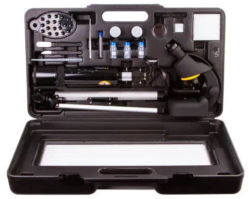 snímek sada Bresser National Geographic: hvězdářský dalekohled 50/360 AZ a mikroskop 40–640x,  3