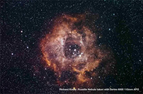 fotografie hvězdářský dalekohled Meade řady 6000 115 mm ED triplet APO OTA,  9