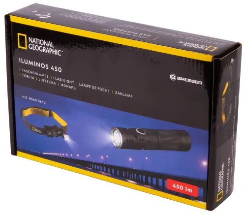 obrázek lED svítilna s popruhem na hlavu Bresser National Geographic ILUMINOS 450,  11