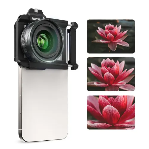 foto mikroskop pro smartphone Levenhuk Kelvin TMC15,  2