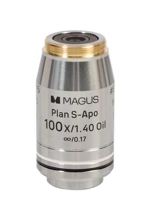 fotografie sada objektivů MAGUS FL S-APO60 PlanF S-Apo 4х/10х/20х/40х/100х olej ∞/0,17 H60 mm,  10