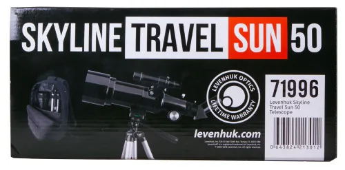 snímek hvězdářský dalekohled Levenhuk Skyline Travel Sun 50,  18