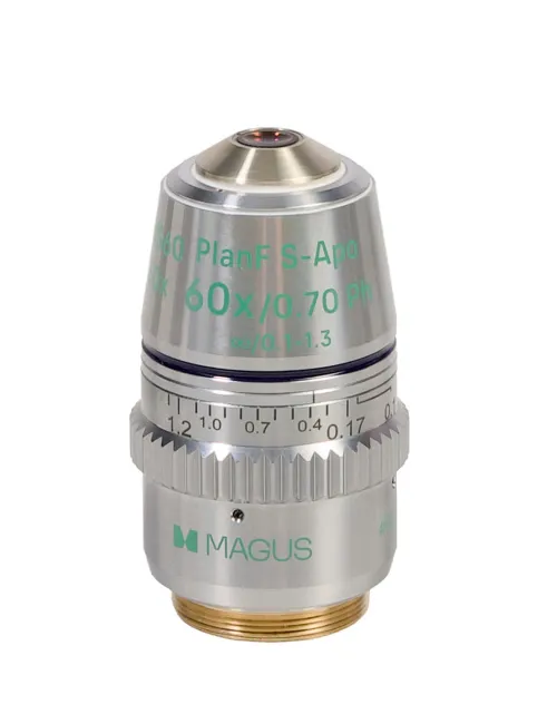fotografie zařízení s fázovým kontrastem MAGUS SPH360, se sadou rovinných objektivů Plan S-Apo Ph 4х/10х/20х/40х/60х H60 mm,  12