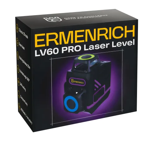 snímek laserový nivelační přístroj Ermenrich PRO LV60,  10