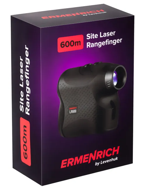 obrázek stavební laserový dálkoměr Ermenrich LR600, černý,  11