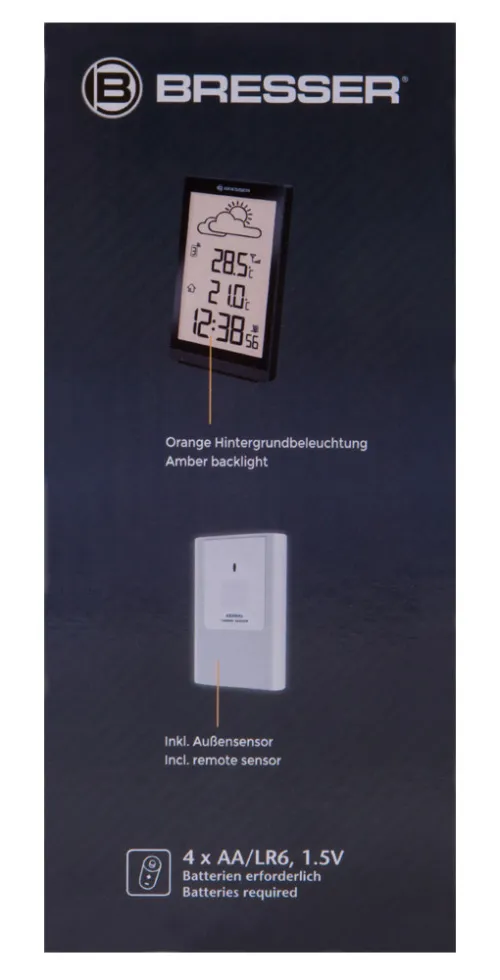 foto meteostanice Bresser TemeoTrend ST RC, černá,  13