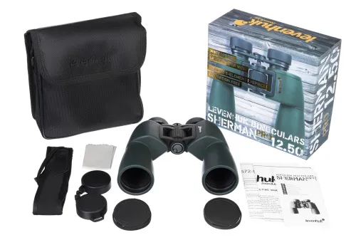snímek binokulární dalekohled Levenhuk Sherman PRO 12x50,  2