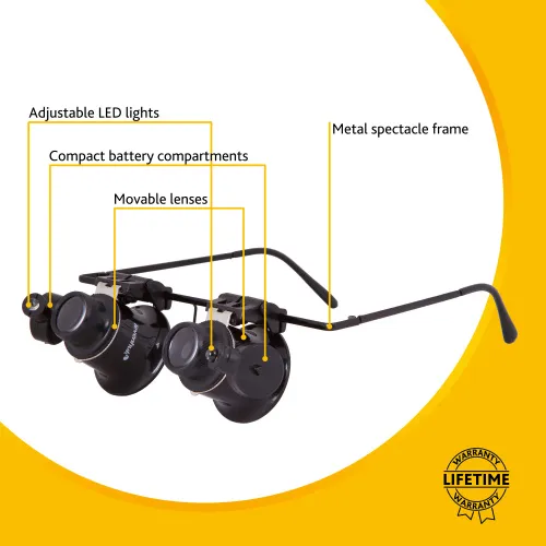 foto zvětšovací brýle Levenhuk Zeno Vizor G2,  12